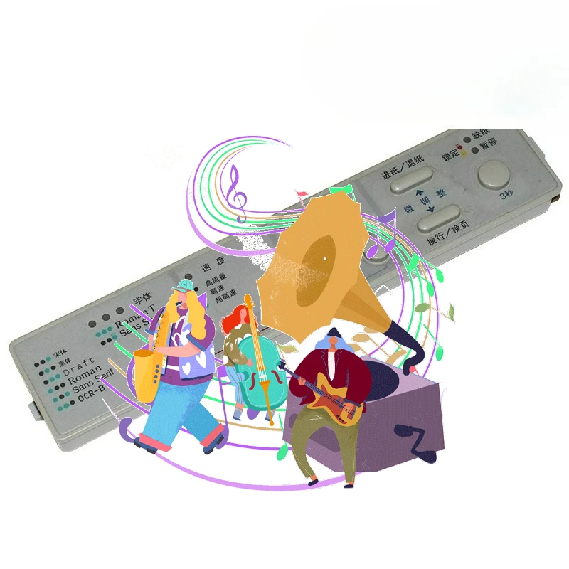 

5PCS Control Panel for Epson FX2190 FX2175 FX890 LQ2090 LQ590 English Version