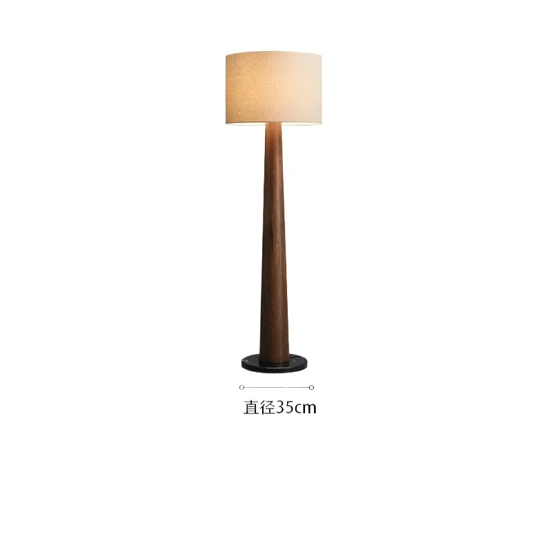 

Art sense living room floor lamp sofa side villa bed and breakfast bedroom atmosphere arrangement solid wood log lamps
