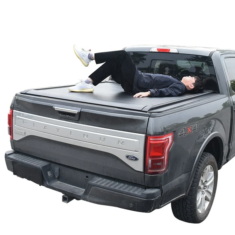 

Quality Pickup Aluminum Electric Roller Lid Shutter Trunk Bed Cover Tonneau Cover for Ford F150 Truck Accessories Cover