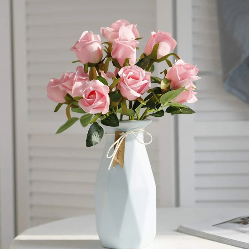

10PCS Artificial Flowers Silk Rose Festival Home Room Decor Wedding Wreath Bridal Bouquet Outdoor Yard Garden Diy Gifts Arch Box