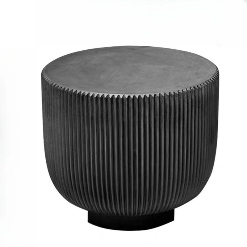 

Minimalist outdoor coffee table designer wabi **** wind light luxury modern creative round tea table outdoor courtyard tea table