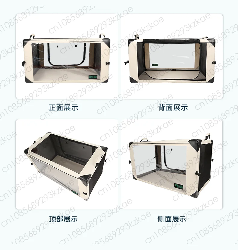 Cat Racing Cage for Exhibition Show Portable Foldable Cattery Delivery Room Transparent Pet Isolation Cage Large Space Cat Cages