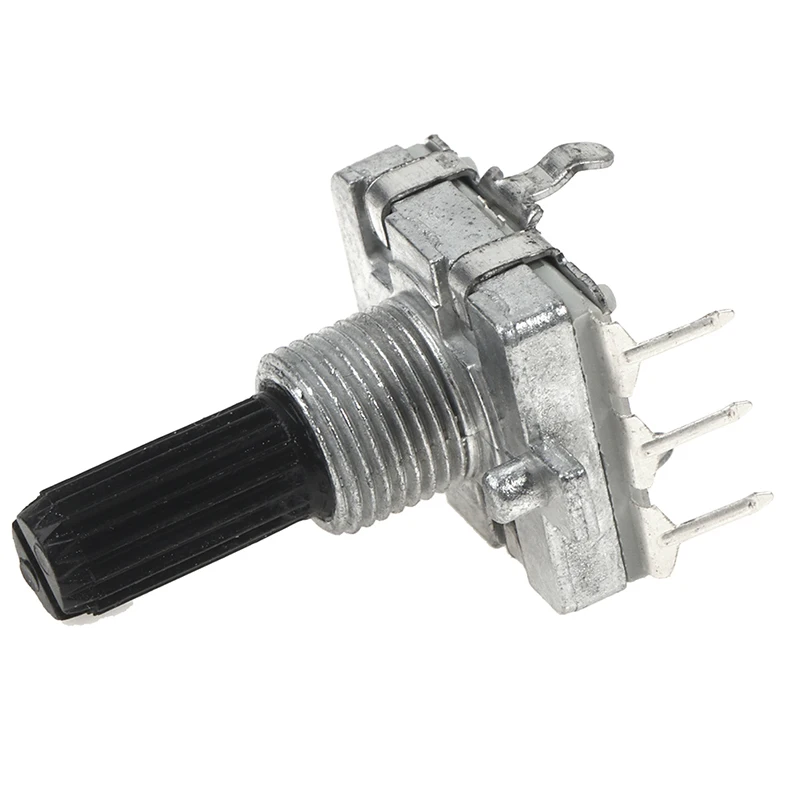 EC16/EC11 Rotary Encoder 3 Feet 24/20/30 Positioning Number 24 Pulse Number Sawtooth Shaft 20/15MM Digital Rotary Potentiometer