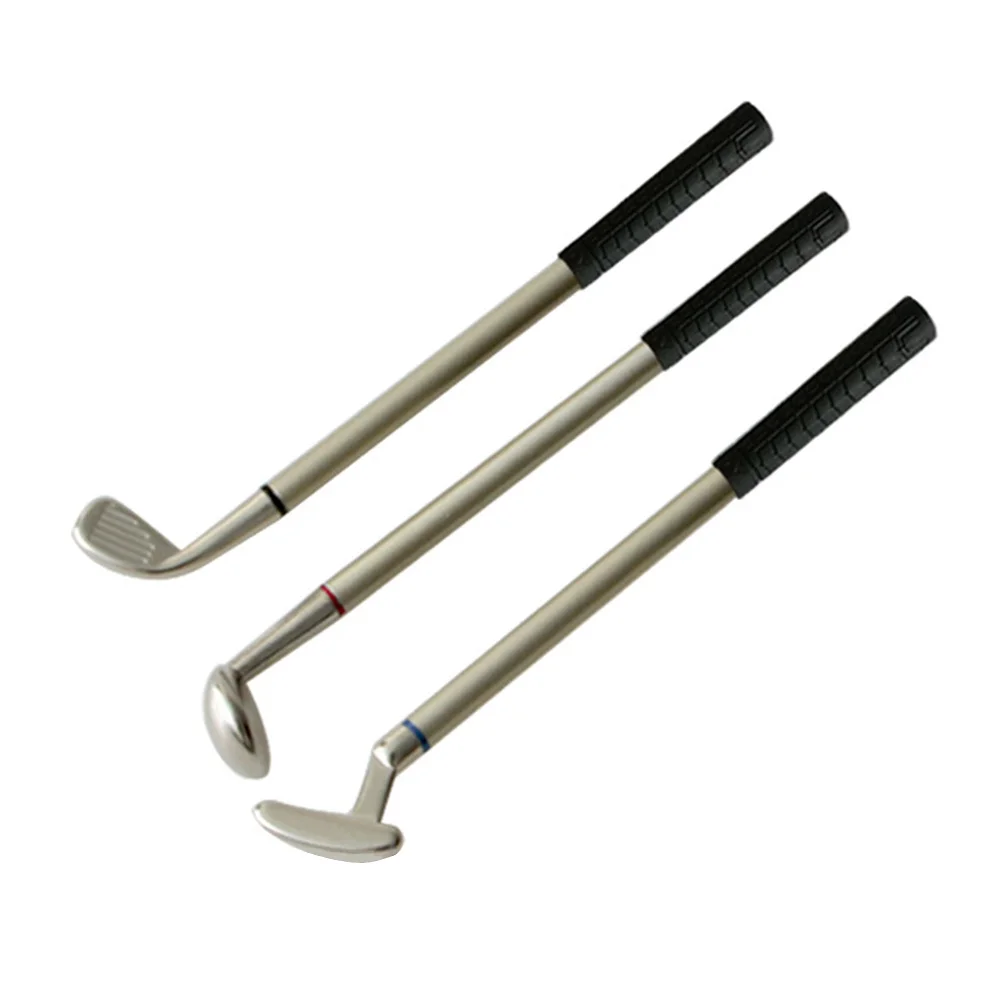 

3 шт., подарочная ручка для гольфа, креативная шариковая ручка, украшение для стола, материал из сплава, изысканный ретро-дизайн, идеально подходящий для праздника, свадьбы