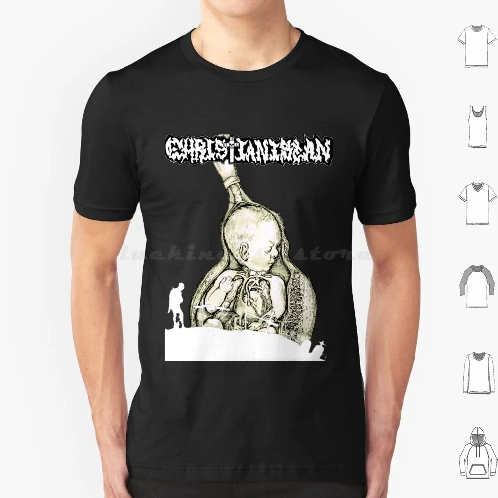 Christianistan t-shirt hommes femmes enfants 6xl christianisme Snotrokitz Uranium corbeau mort séptique tumor croûte Punk D Beat