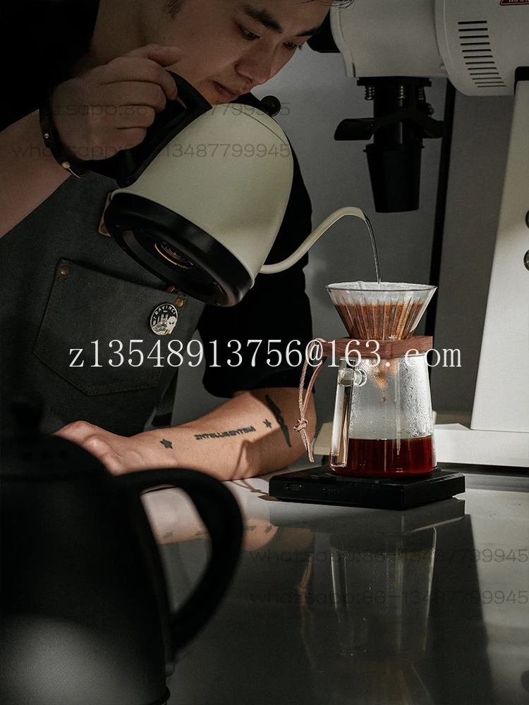 

Intelligent temperature control hand brewed coffee pot at the bar, 304 stainless steel temperature control pot