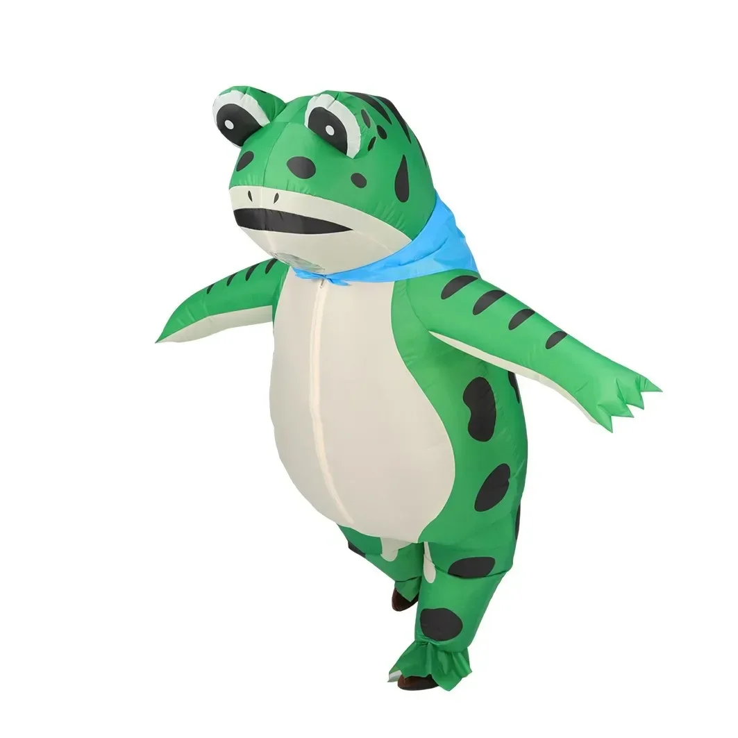 Halloween Cute Animals Inflatable Frog Cosplay Costume Suits Adult Air Blow-up Costumes Fancy-Dress For Carnival Party