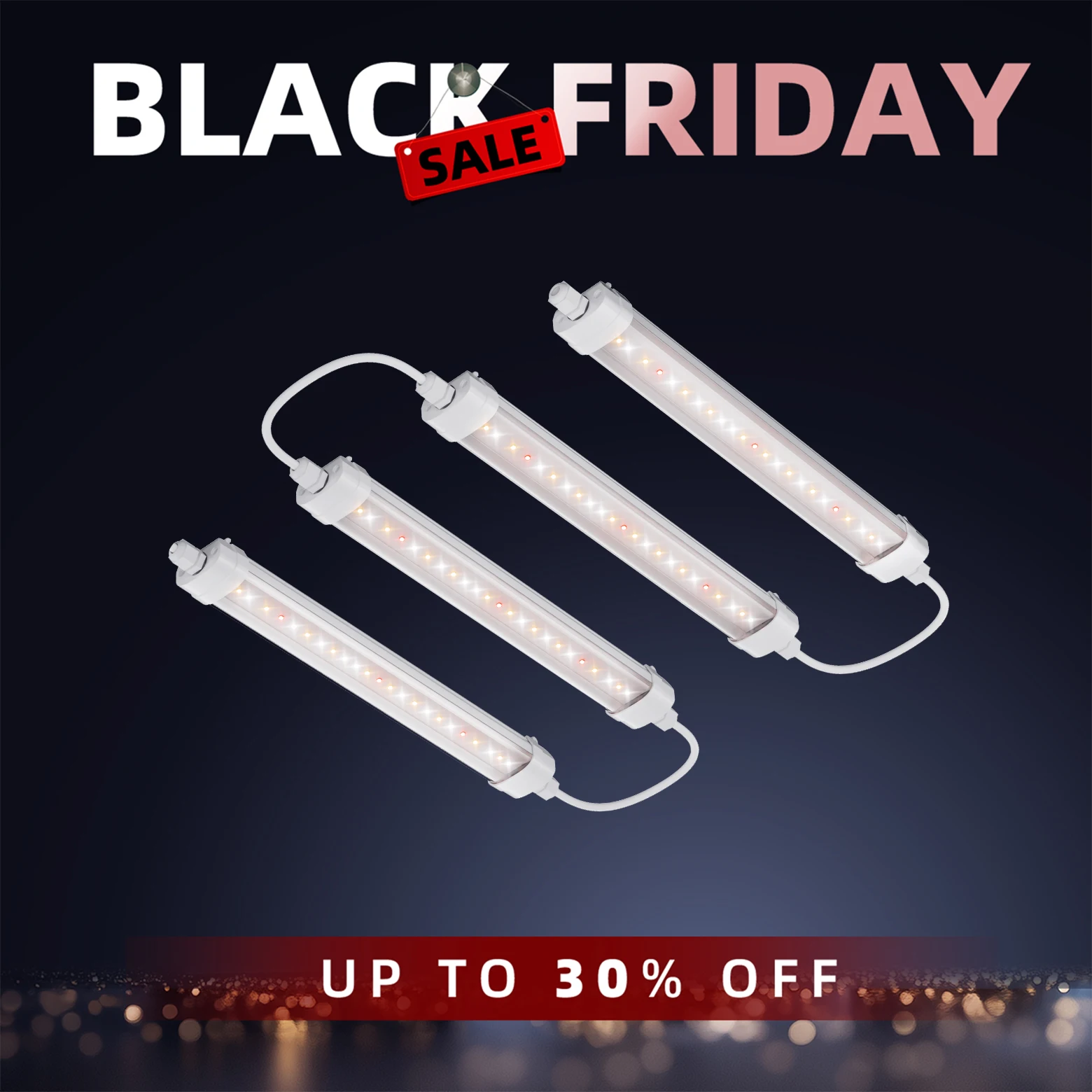 

Spider Farmer Glow30 32W Full Spectrum Grow Light Bar for Indoor Plants, IP67 Waterproof Ideal for Hydroponics & Seed Starting