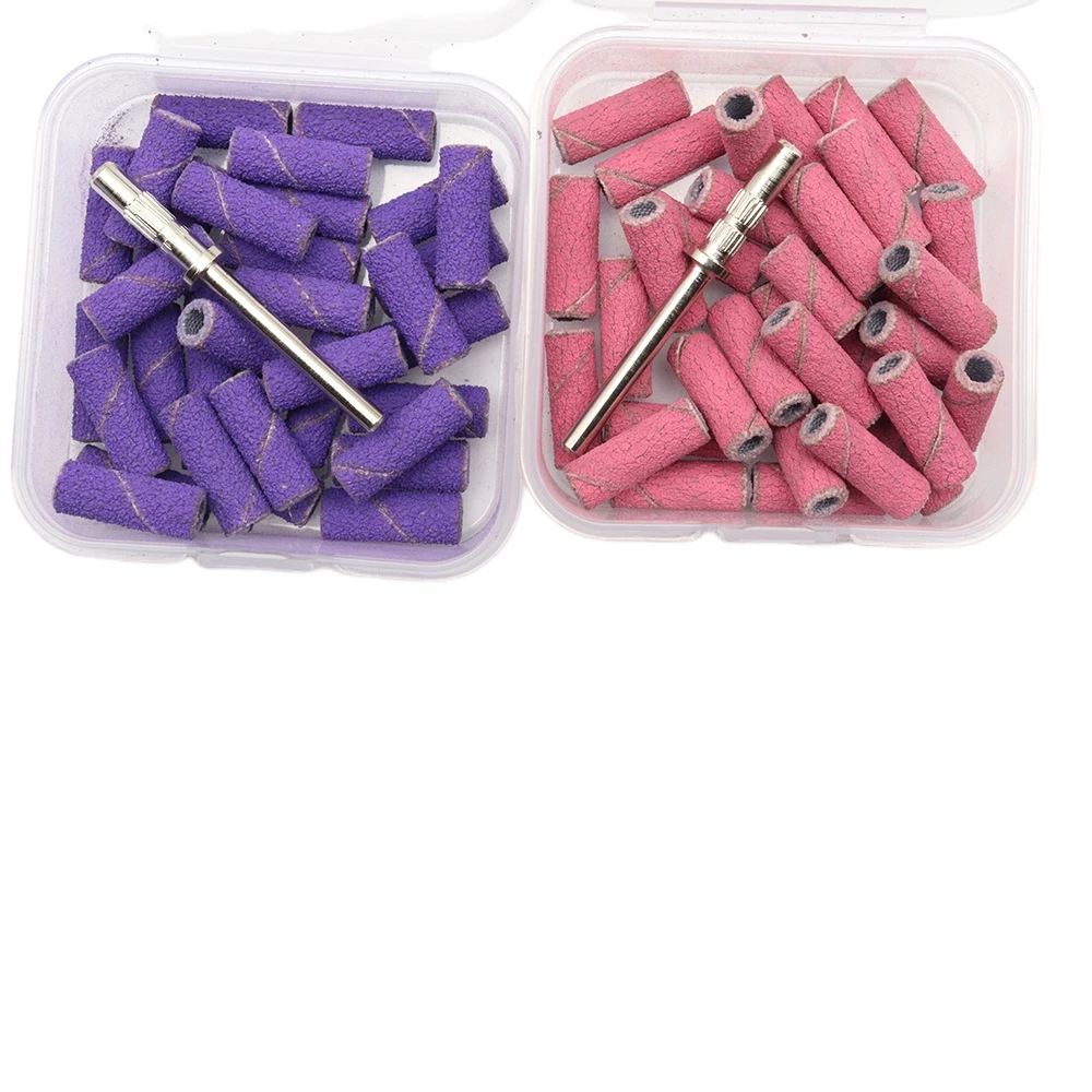 30Pcs 3.1MM Mini Nail Sanding Bands With Shaft 3/32\