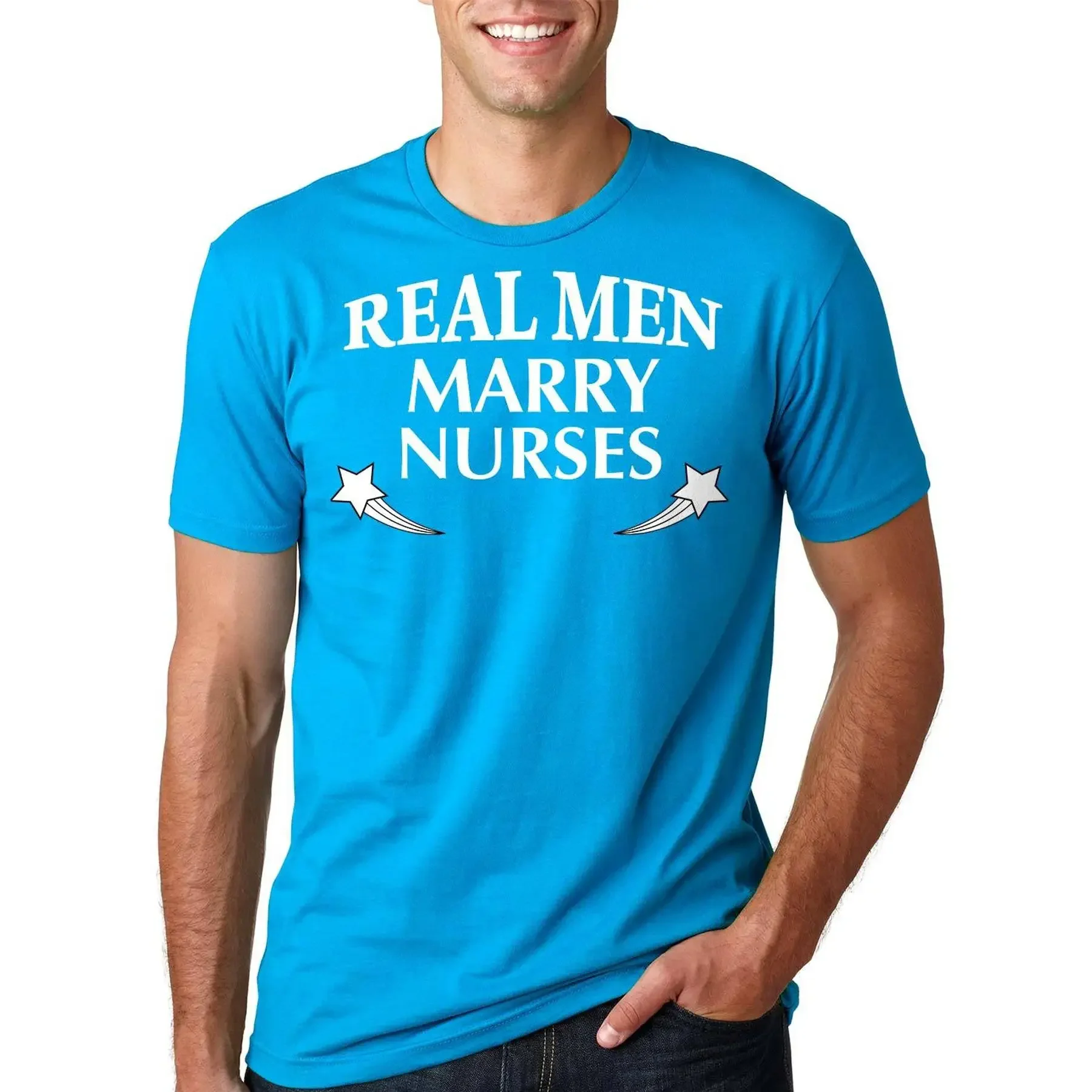 Real men Marry nurses T shirt Mens T shirt Nurse s Husband Gift tee