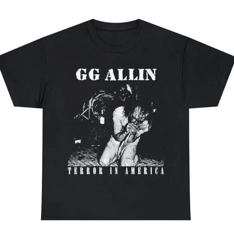 Gg Allin Terror In America T Shirt S S 5Xl