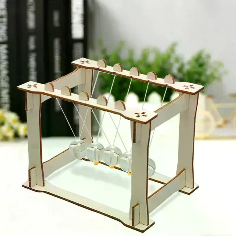 Wooden Newton's Cradle DIY Sci - đánh giá và giá Science Diy Model