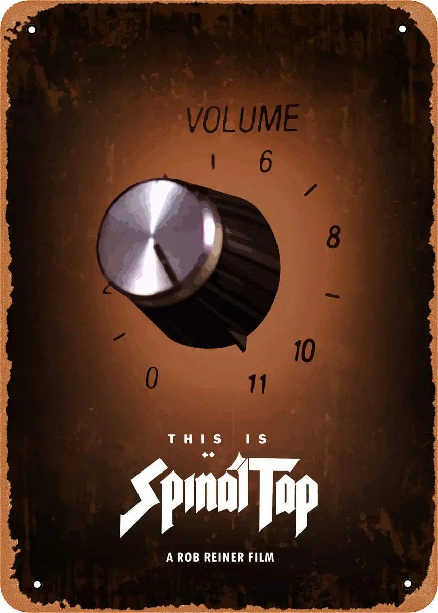 Vintage Metal Sign This Is Spinal Tap Minimal Movie Posters - 8 X 12 Inches Tin Sign For Home Bar Pub Garage Decor Gifts sign