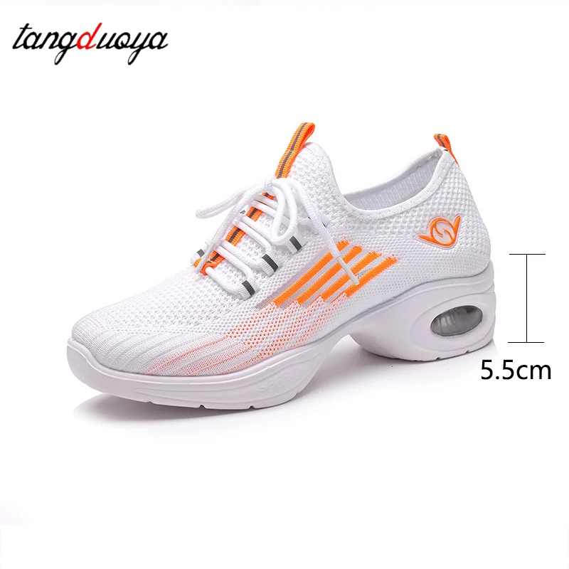 Women's Dance Shoes Soft Outsole Woman Breath Jazz Hip Hop Shoes Sports Sneakers Ladies Girl Modern Jazz Dancing 2025 view 6