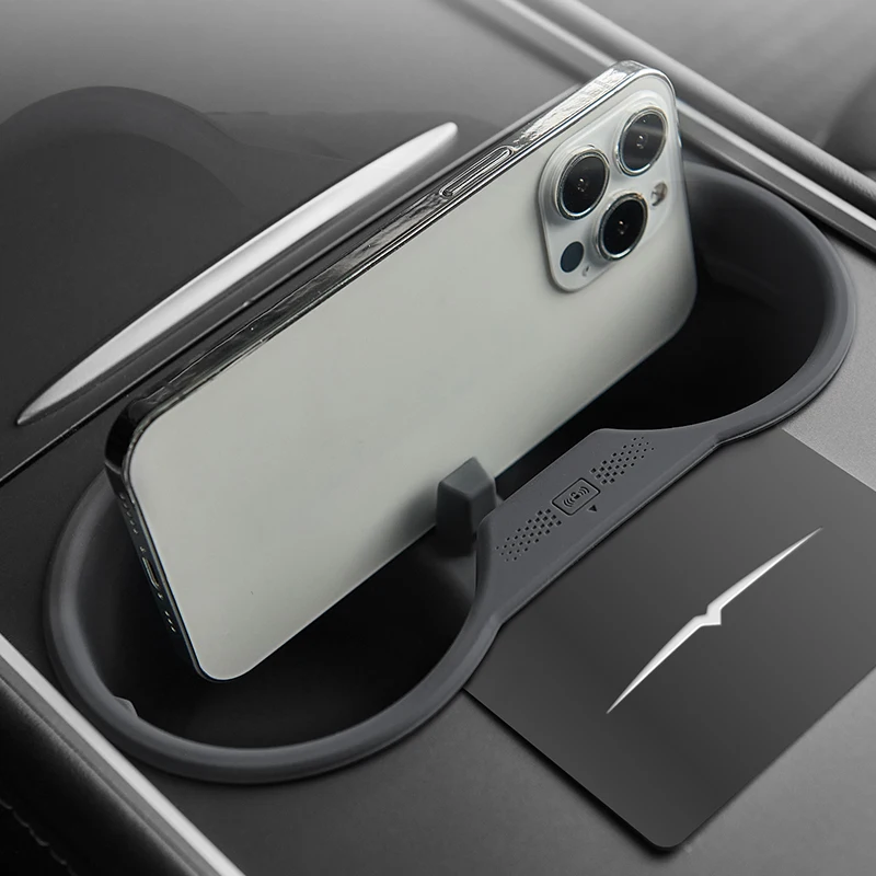 3W Water Cup holder is suitable for Tesla Model Y/3/S/X center-controlled water cup holder limiter silicone cup pad