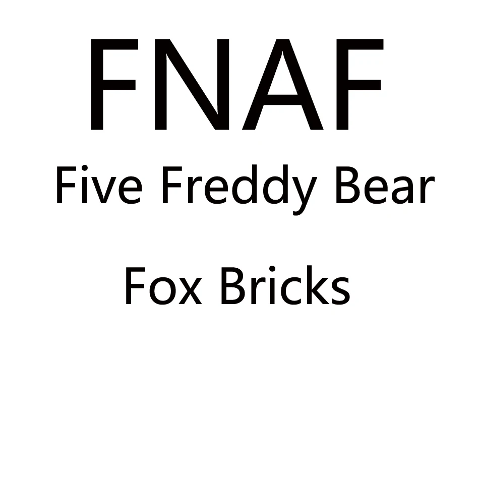 NEW FNAF Nights Game Figure Mini Figures WM6097 WM 6173 KF6160 Building BlocksSkeleton Thriller Toys Gift Kids Toys Mould King