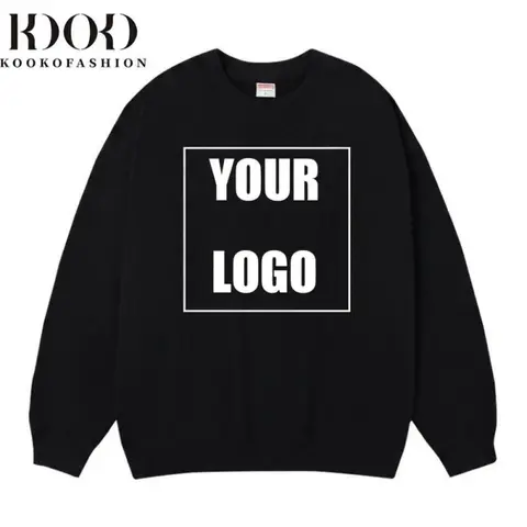 Customize Your Own Design with Printed embroidery Hoodie for Men and Women DIY Your Favorite Photo Logo Sweatshirt Unisex Hoodie