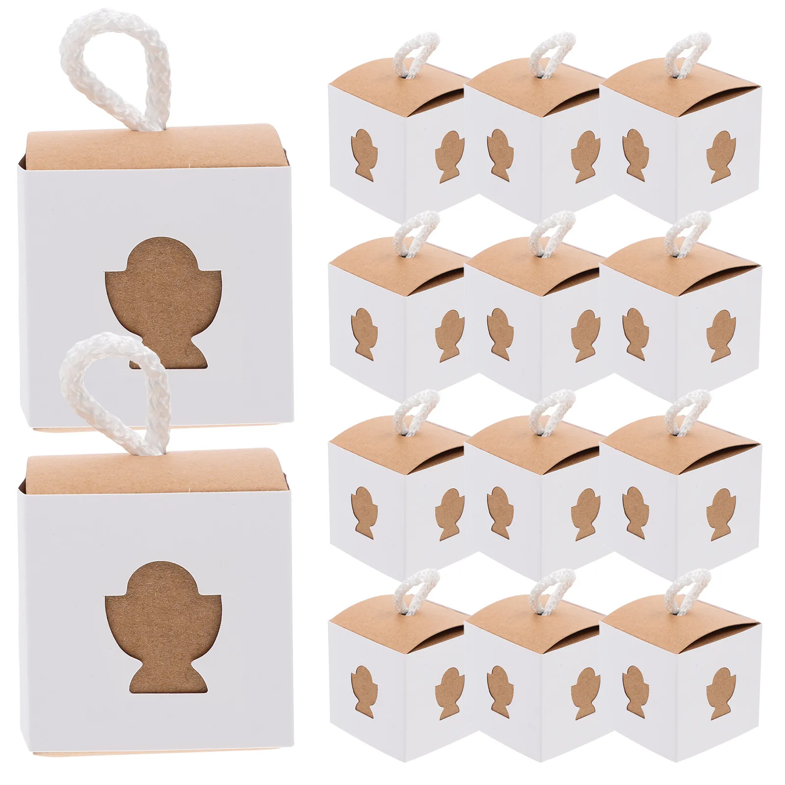 

50pcs Candy Boxes Paper Wrapping Elegant Lovely Pattern Favor Wedding Party Decorations Valentine Christmas Thanksgiving Gift