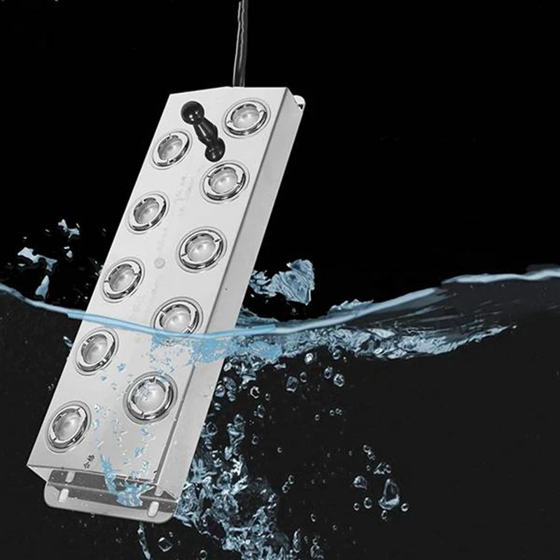AA86 10 Testa Ad Ultrasuoni Mist Maker Fogger 7000 ML/H Fontana di Acqua Stagno Macchina Della Nebbia Atomizzatore Umidificatore D'aria Con Cavo