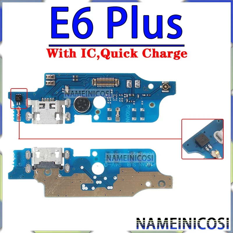Usb Dock Charger Connector for Motorola Moto E5 E6 E6i E6S E7 E7i Play Go Plus Power Charging Board Module Flex Ports