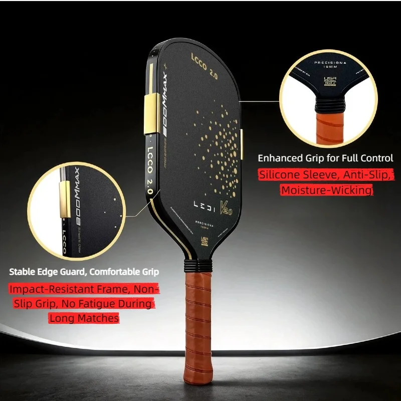T700 Carbon Fiber Pickleball Paddle, All-New Hot-Pressed Integrated Board with EPP Core, Professional Offensive & Defensive Comp