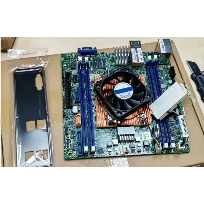 X11SDV-4C-TLN2F, D-2123IT Quad-core NAS Server Motherboard, Dual 10 Gigabit Ports