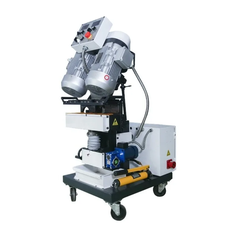 Self-propelled steel plate electric beveling machine, steel plate milling edge chamfering beveling machine