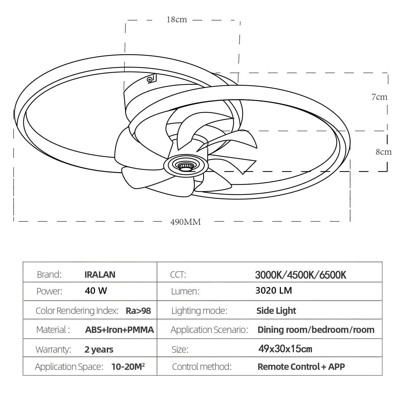 الذكية كتم مروحة كهربائية ديكور مصباح السقف مروحة عن بعد LED عكس الضوء مروحة السقف مع ضوء غرفة نوم غرفة المعيشة تركيبة إضاءة