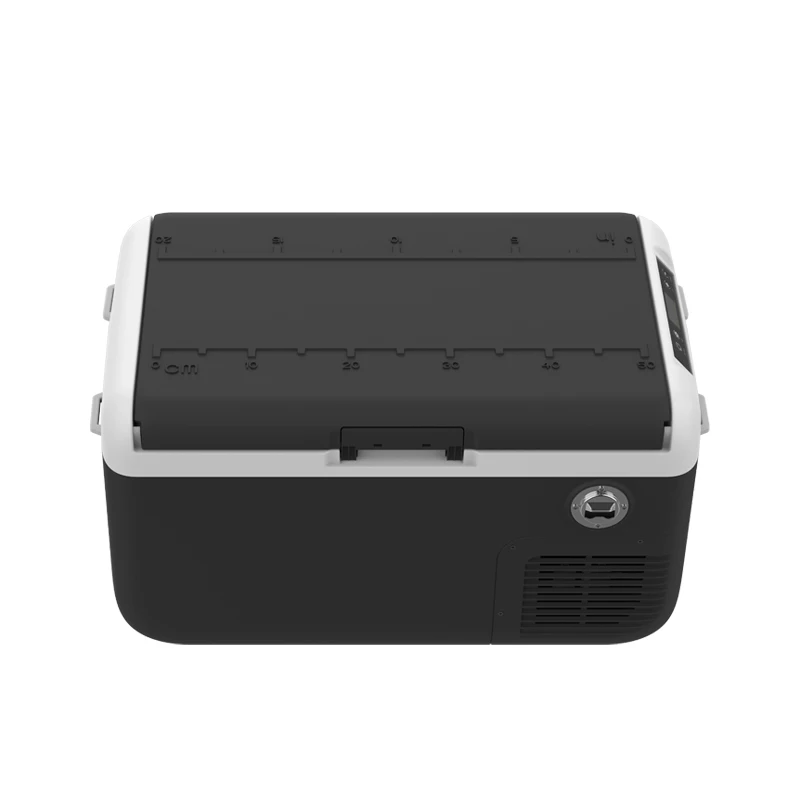 Portable 30 Liter Car Fridge 12V 220V AC DC Compressor Car Cooler Freezer Mode With Plastic Construction