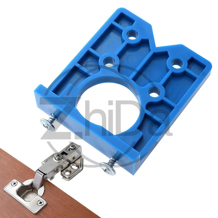 35mm Hinge Hole Locator Cabinet Door Hinge Drilling Template Woodworking Auxiliary Jig for Concealed Hinge Installation