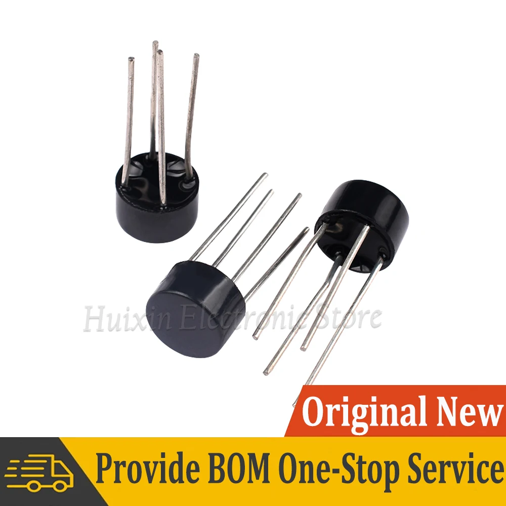 10pcs 2W10 2A 1000V DIP-4 DIP4 bridge rectifier In Stock NEW original IC