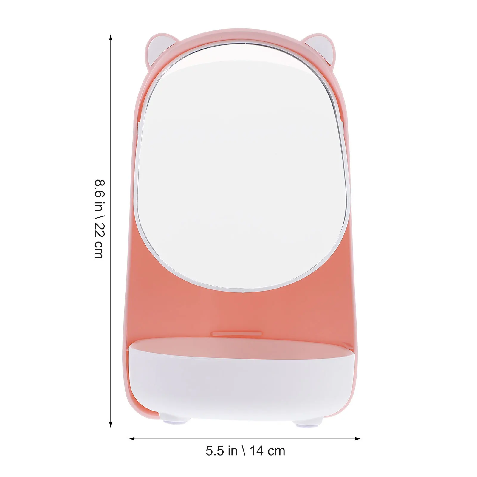 1Pcs Chic Makeup Mirror High Definition Clear Surface Wonderful Gift for Women Friends Adjustable Make-Up Mirror