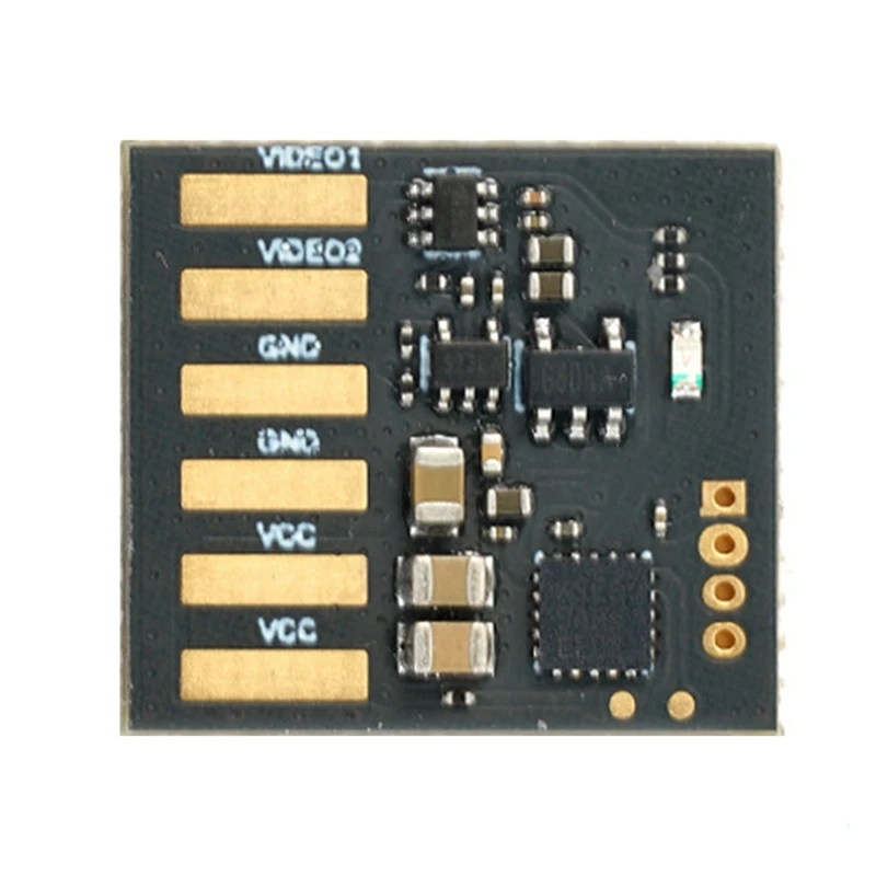 Modul pengalih Video 2CH sakelar Multi sudut pandang kamera ganda ukuran kecil untuk Drone RC FPV