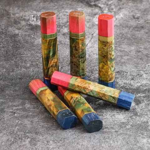 天然安定した木製ハンドルユーティリティナイフアクセサリー日本八角形ハンドル無垢材 DIY ハンドル環境に優しい