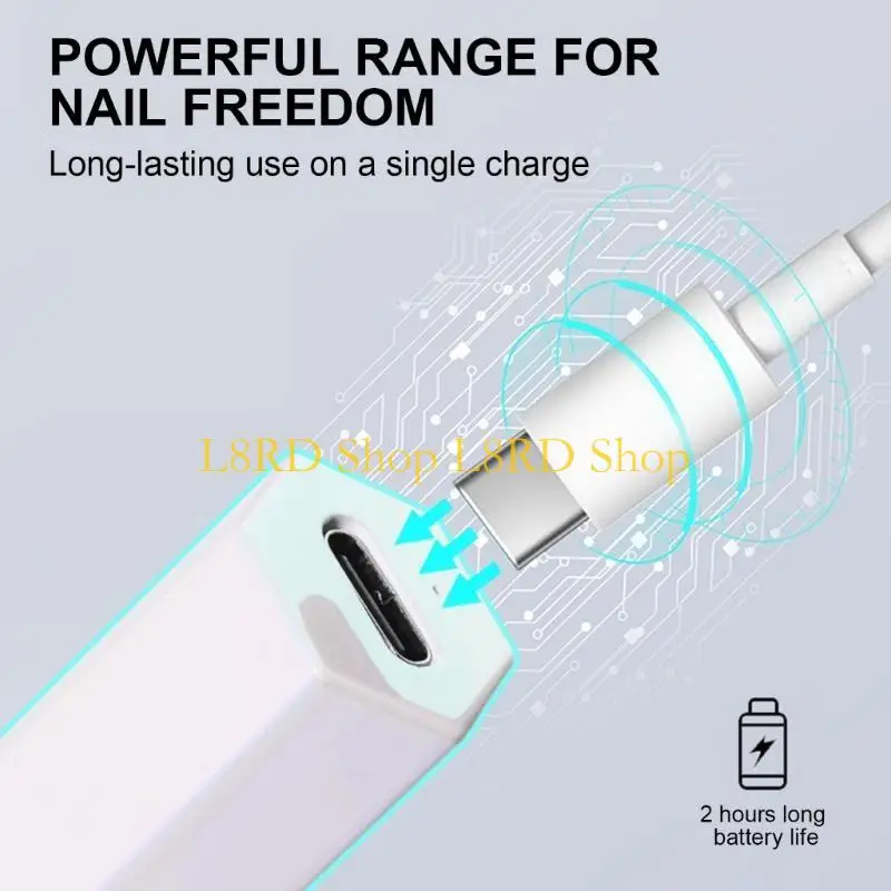 L8RD Handheld UV Lamp for Gel Nails,LED Lamp Dryer,Mini Light