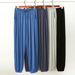 Fdfklak Nam Modal Quần Rời Áo Hậu Cung Quần Mùa Xuân, Mùa Thu Đồ Ngủ Mặc Nhà Quần Ngủ Nam Pantalones L-3XL