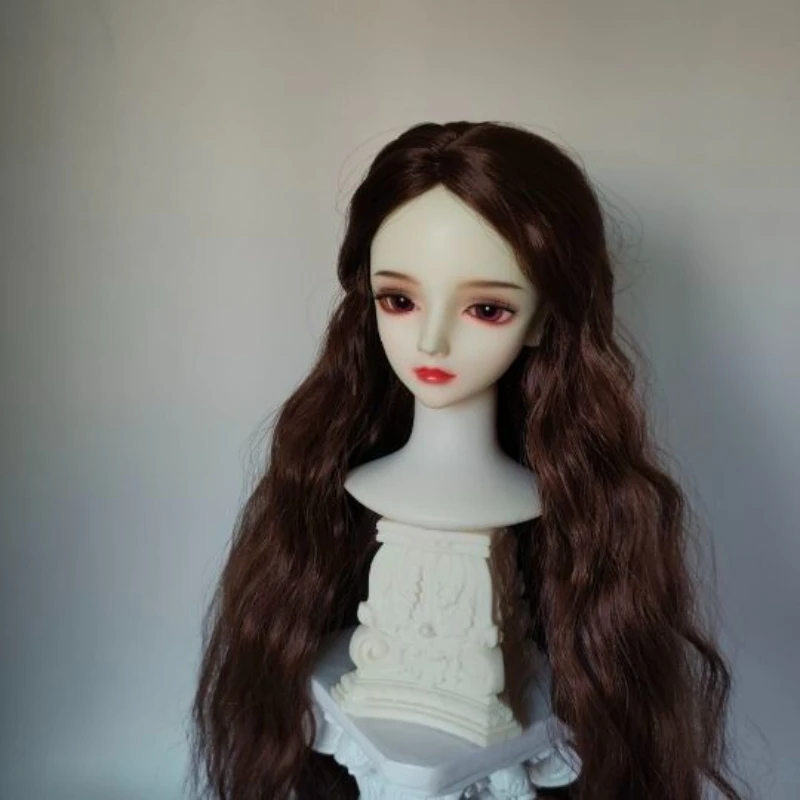 

Парик куклы подходит для 1/3 1/4 1/6 1/8 Мужской Женский Bjd Кукла Средний Разрез Длинные Вьющиеся Волосы Девушка Игрушки Одеваются Аксессуары Для Куклы, Без Куклы