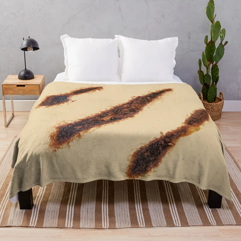 

Arepa - Grilled arepa marks Throw Blanket Furry Comforter Blankets