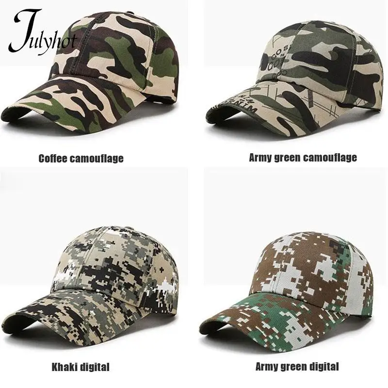 Outdoor Sport Snap Back Caps Camouflage Hat Tactical Military Camo Hunting Cap Hat For Men Adult Cap