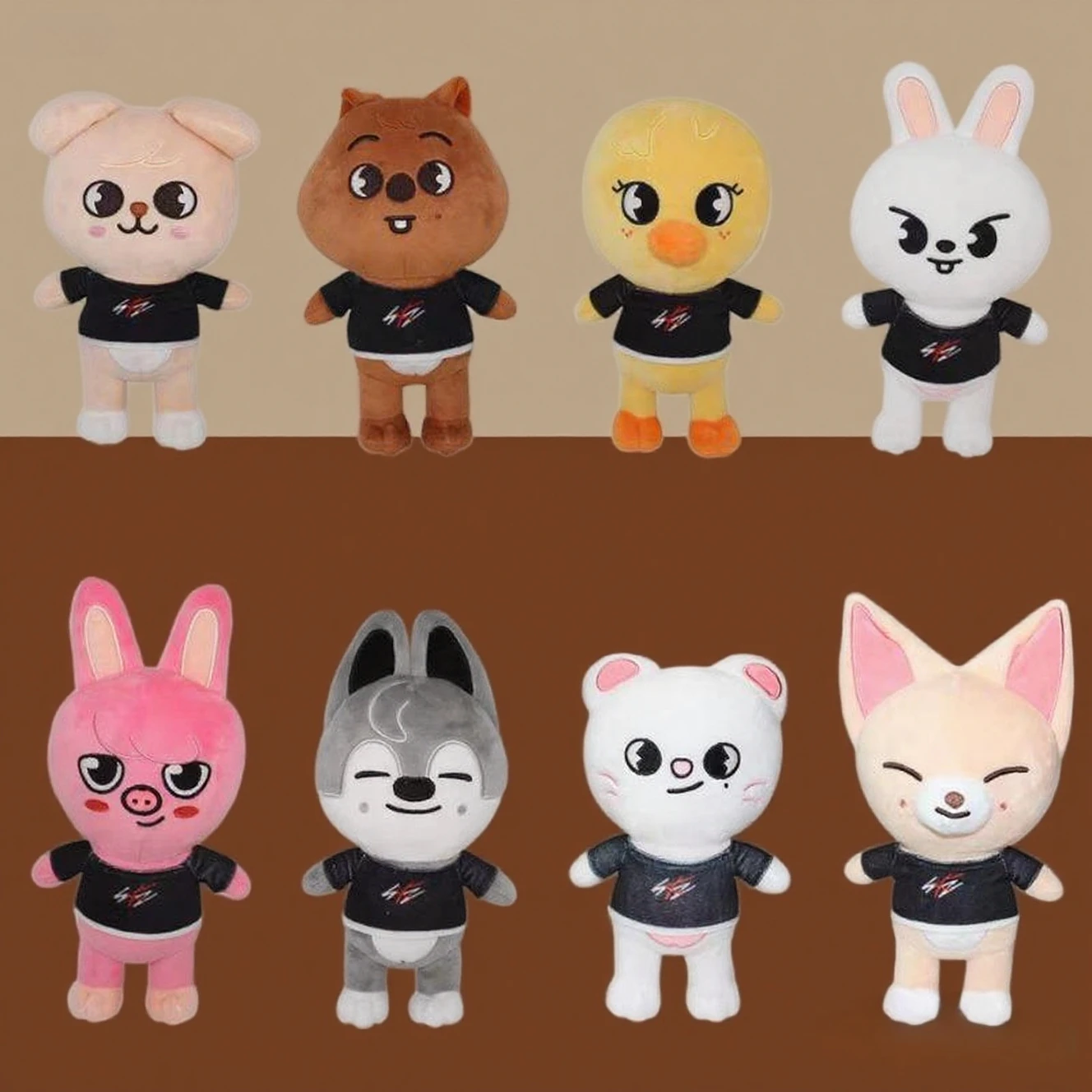 

25 см Skzoo Stray Kids плюшевая игрушка мультяшная мягкая кукла-компаньон игрушка украшение комнаты детский подарок