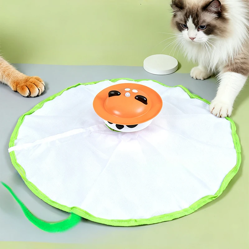 

2in1 USB Rechargeable Laser Pet Toy Interactive Cat Dog Toy to Relieve Boredom Automatic Rotating Laser Pointer Pets Products