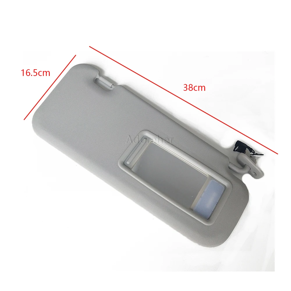 Compatible For Mazda 3 Mazda 6 2010-2013 Repairing Part Accessories Car Sun Visor Sun Shield With Light Replacement