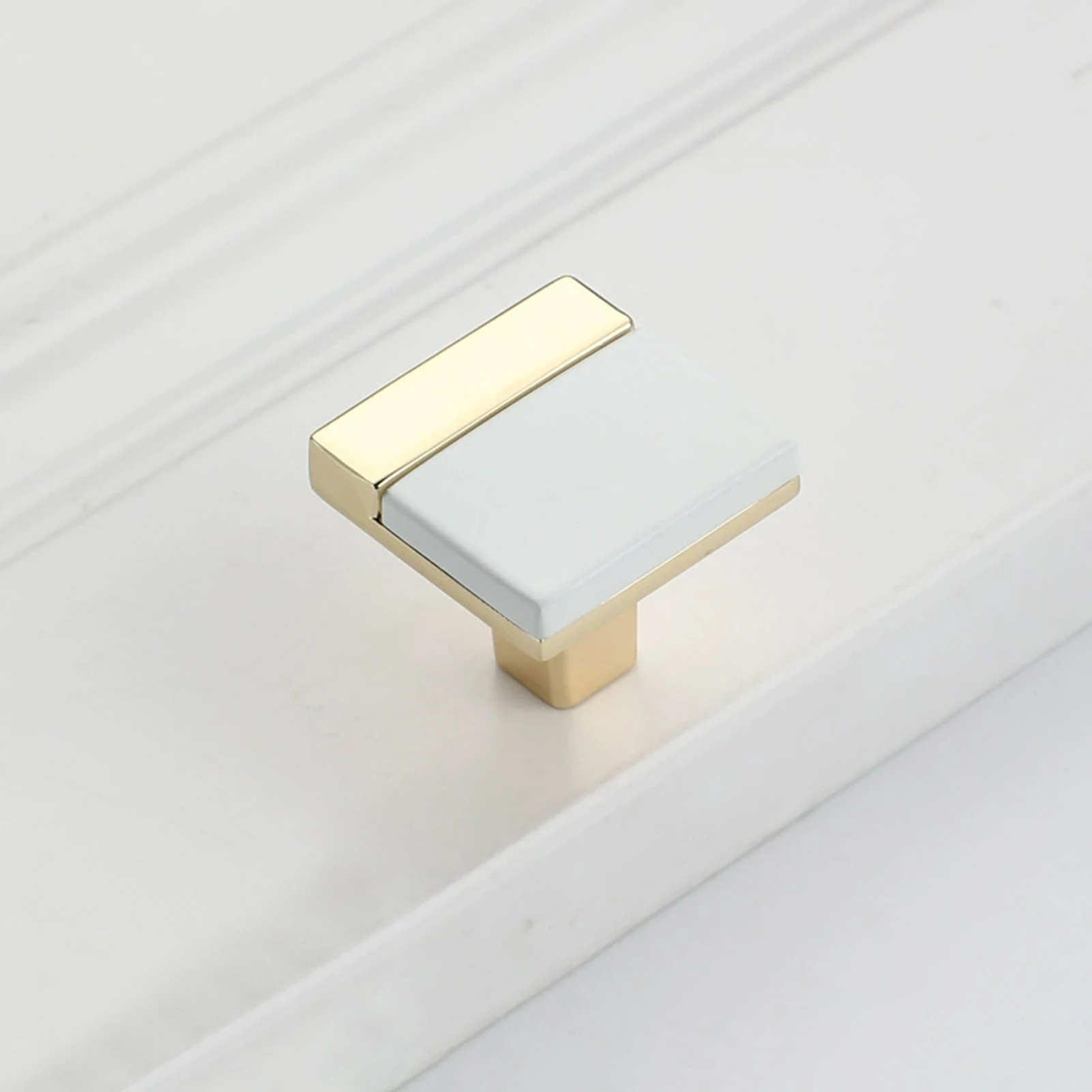 Ergonomic Cabinet Knobs Modern Zinc Alloy for Kitchen Cupboards Dresser Drawer Pulls Closet Handles with Screws Durable
