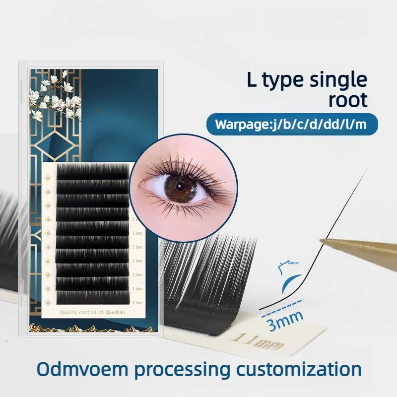 Eyelash Extension Japanese Style - Premium Silk Protein Mink Lashes 0.07