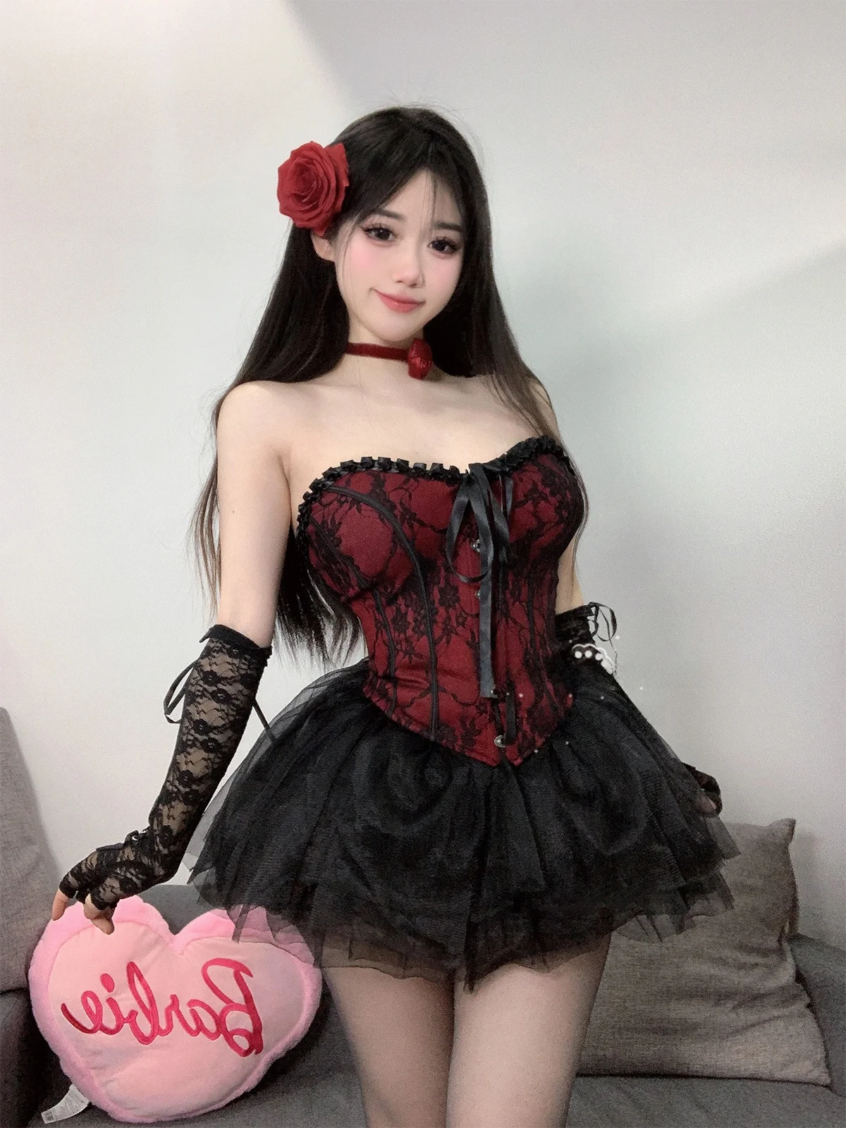 

Костюм Pure Desire Milk Bear And Milk, комплект костюмов на Хэллоуин для пикантной девушки, топ из фибона, юбка, ансамбль для свидания и ночи