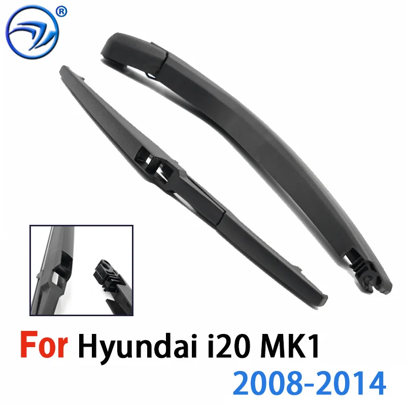 Tergicristallo 12 "Spazzole Tergicristallo Posteriori e Braccio Set Kit Per Hyundai i20 MK1 2008 09 10 11 12 13 2014 Parabrezza Parabrezza Lunotto Posteriore