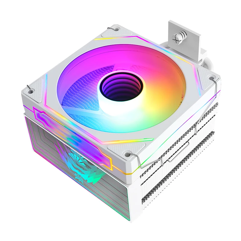 120 مللي متر 4 أنابيب الحرارة التبريد الصامت RGB مروحة وحدة المعالجة المركزية برودة متوافق إنتل LGA115x 1200 1700 18xx i5 i7 xeon x79 x99 2011 2066 AM4 AM5