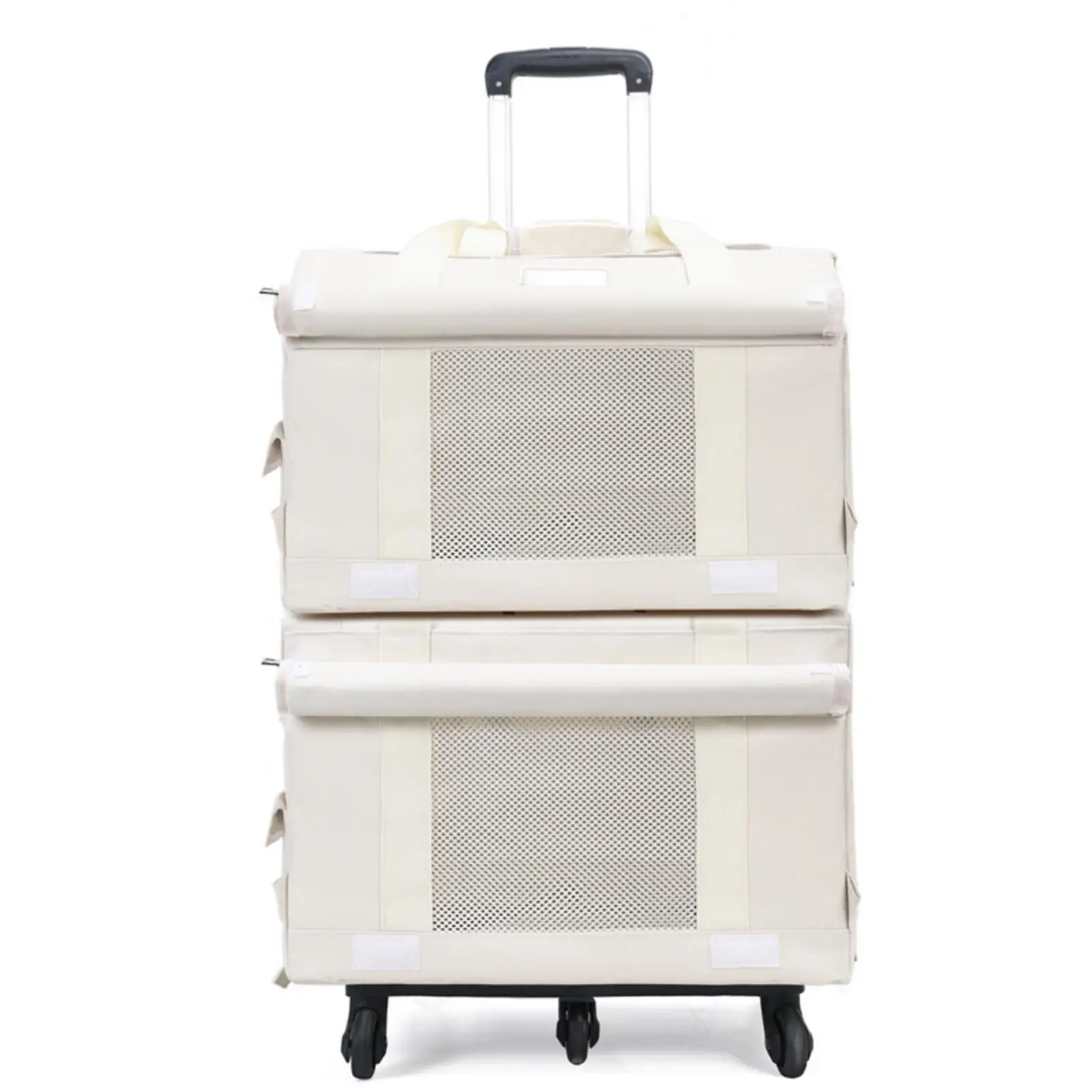 Travel Container Breathable Mesh Cat Bag Pet Carrier with Wheels Pet Moving Carrier for Transport of Cats