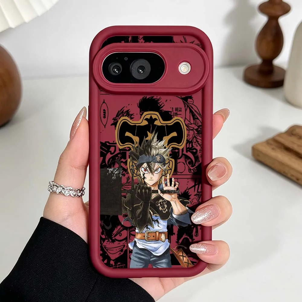 Black Clover Cool Phone Case For Google Pixel 10 9 8 7 9a 8a 7a Pro XL Eye Ladder Silicone Cover view 6