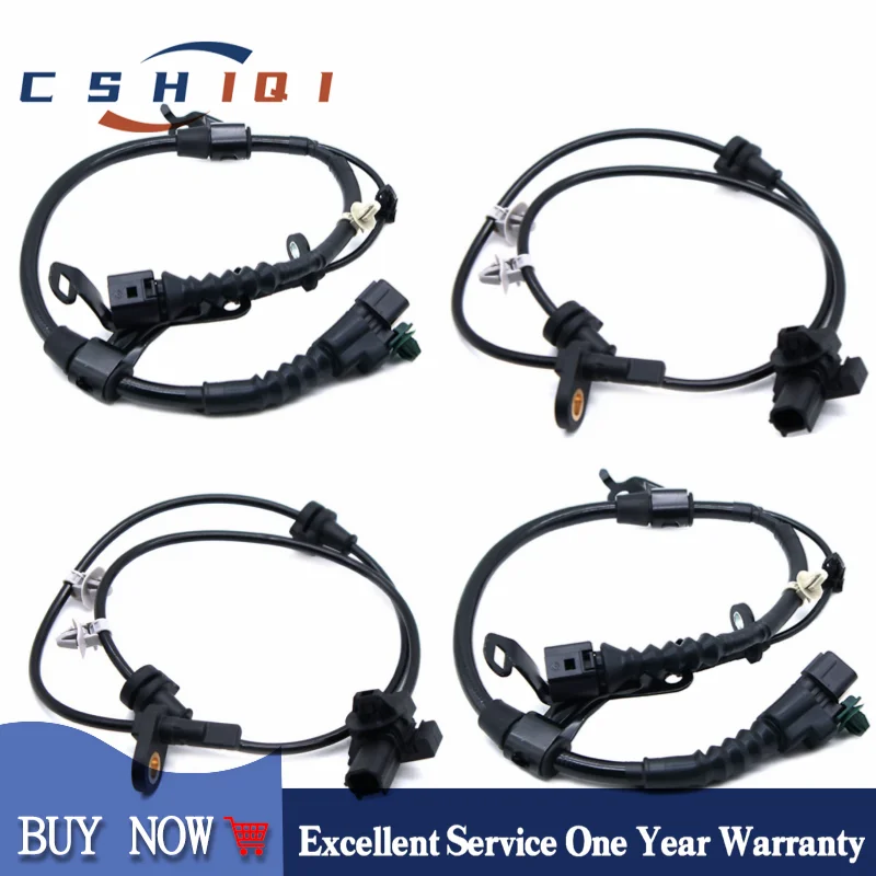 57450-TEA-T01 4PCS Front Rear ABS Wheel Speed Sensor For Acura TSX L4 V6 Honda Accord Spirior 2.4L 3.5L 2008-2012 57455-TEA-T01